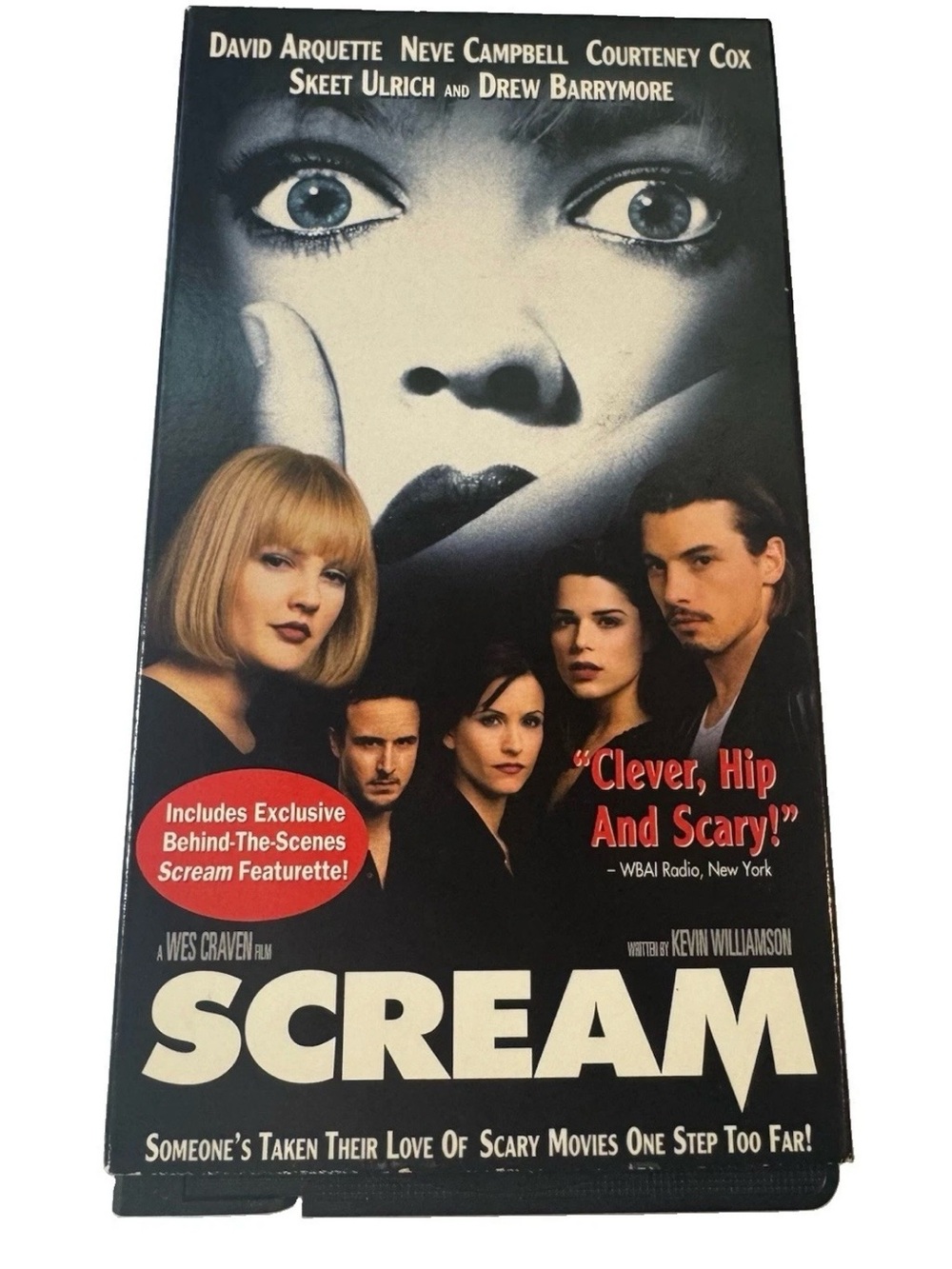 Scream VHS Tape Wes Craven Horror Slasher